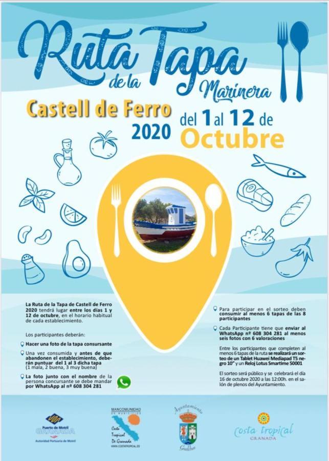 Hostal Costa Sol Castell de Ferro Exterior foto